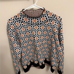 Anthropologie Carys Mock Neck Sweater